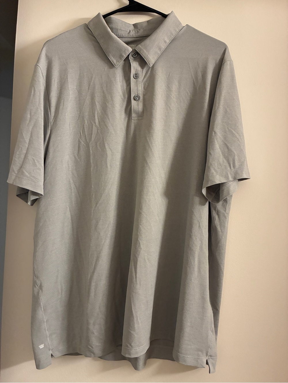 Mack Weldon Men's Tennis Polo bundle- Light Gray+Black XL